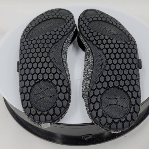 New Fit Kicks Woven Live Well Heather black flats.  Small 5.5-6.5 - Picture 6 of 8